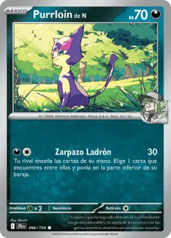 N's Purrloin #096/159 · Pokémon