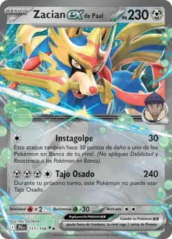 Hop's Zacian ex #111/159 · Pokémon