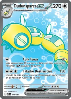 Dudunsparce ex 「JTG 178」「ES」
