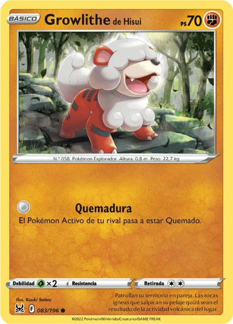 Hisuian Growlithe 「LOR 083」「ES」