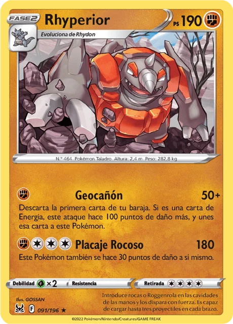Rhyperior 「LOR 091」「ES」