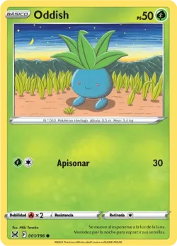 Oddish #001/196 · Pokémon
