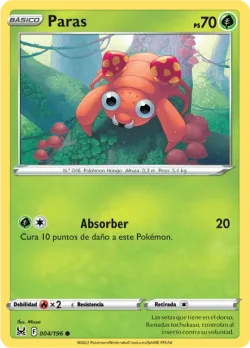 Paras #004/196 · Pokémon