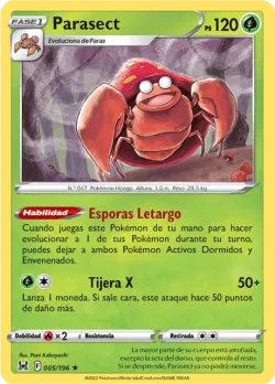 Parasect #005/196 · Pokémon