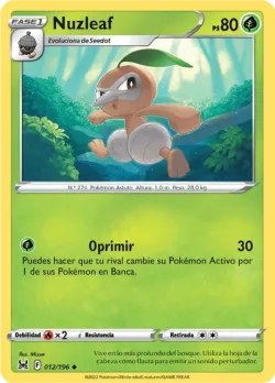 Nuzleaf #012/196 · Pokémon