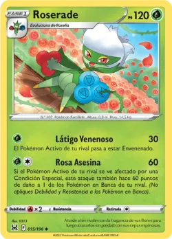 Roserade #015/196 · Pokémon
