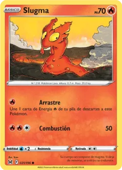 Slugma #021/196 · Pokémon