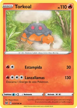 Torkoal #023/196 · Pokémon