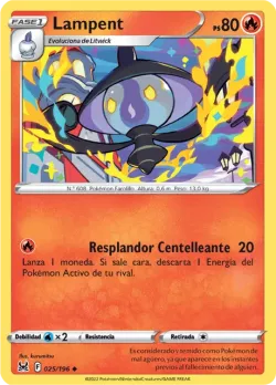 Lampent #025/196 · Pokémon