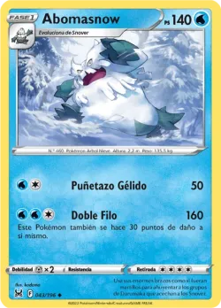 Abomasnow #043/196 · Pokémon
