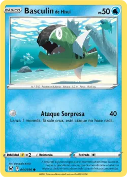 Hisuian Basculin #044/196 · Pokémon