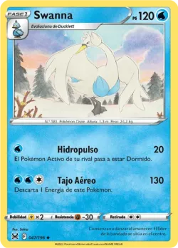 Swanna #047/196 · Pokémon