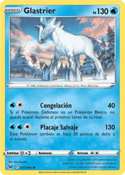 Glastrier #051/196 · Pokémon