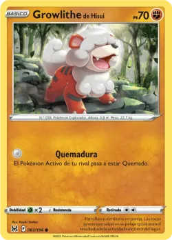 Hisuian Growlithe 「LOR 083」「ES」