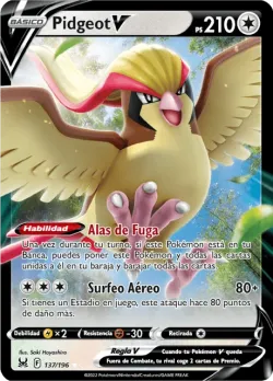 Pidgeot V #137/196 · Pokémon