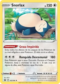 Snorlax #143/196 · Pokémon