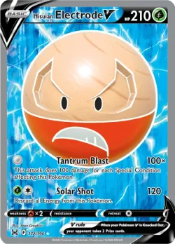 Hisuian Electrode V #172/196 · Pokémon