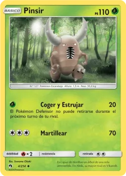 Pinsir #4/214 · Pokémon