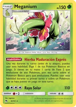 Meganium #8/214 · Pokémon