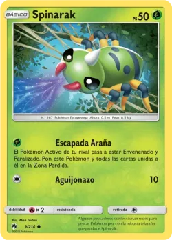 Spinarak #9/214 · Pokémon