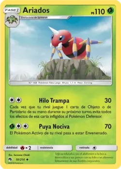 Ariados #10/214 · Pokémon