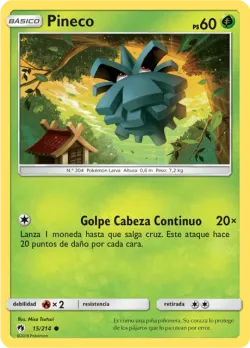 Pineco #15/214 · Pokémon