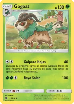 Gogoat #36/214 · Pokémon