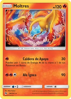 Moltres #38/214 · Pokémon