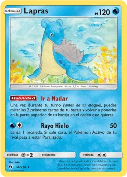 Lapras #56/214 · Pokémon