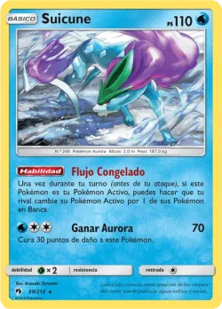 Suicune #59/214 · Pokémon