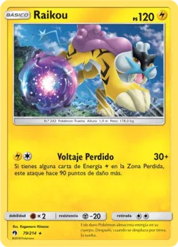 Raikou #79/214 · Pokémon