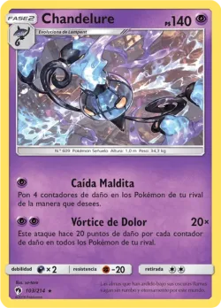 Chandelure #103/214 · Pokémon