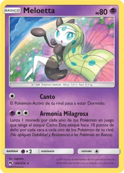 Meloetta #104/214 · Pokémon