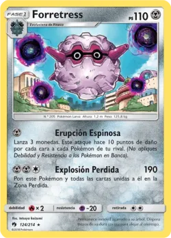 Forretress #124/214 · Pokémon