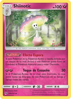 Shiinotic #148/214 · Pokémon