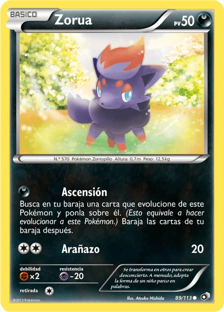 Zorua 「LTR 089」「ES」