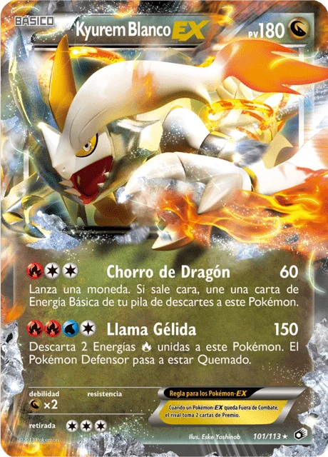 White Kyurem-EX 「LTR 101」「ES」