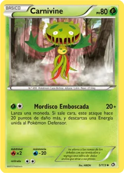 Carnivine #5/113 · Pokémon