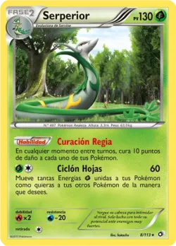 Serperior #8/113 · Pokémon