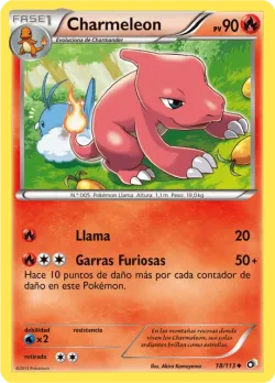 Charmeleon #18/113 · Pokémon