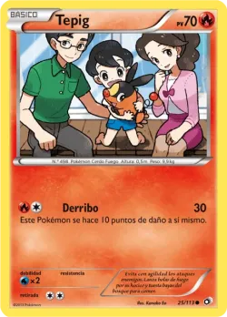 Tepig #25/113 · Pokémon