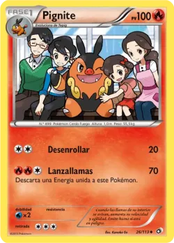 Pignite #26/113 · Pokémon