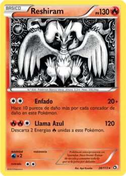 Reshiram #28/113 · Pokémon
