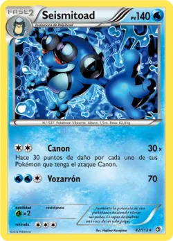 Seismitoad #42/113 · Pokémon