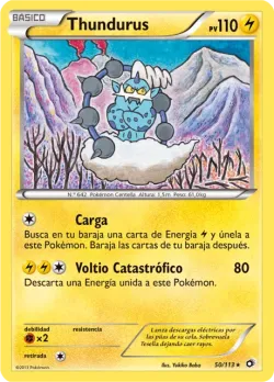 Thundurus #50/113 · Pokémon