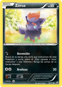 Zorua 「LTR 089」「ES」