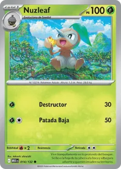 Nuzleaf #014/132 · Pokémon