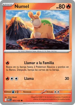 Numel #021/132 · Pokémon