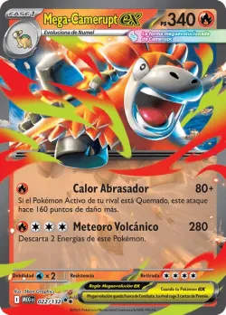Mega Camerupt ex #022/132 · Pokémon