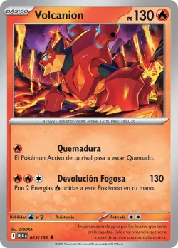 Volcanion #025/132 · Pokémon